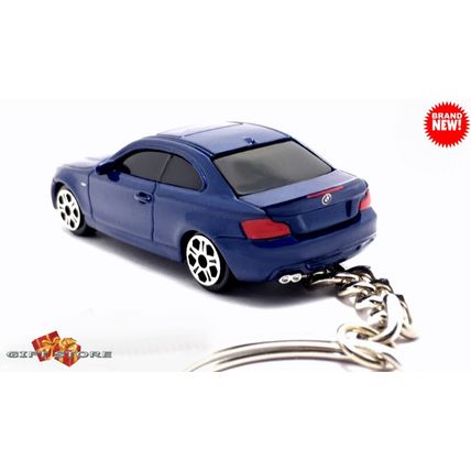 KEYCHAIN BLUE BMW 1 SERIES 120i/128i/135i CUSTOM Ltd Ed.