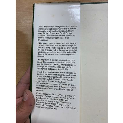 1990 "NEW PARISH PRAYERS" FRANK COLQUHOUN RELIGIOUS HARDBACK BOOK (P4)