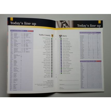 NOTTS COUNTY v BURY League 2 28/10/2006