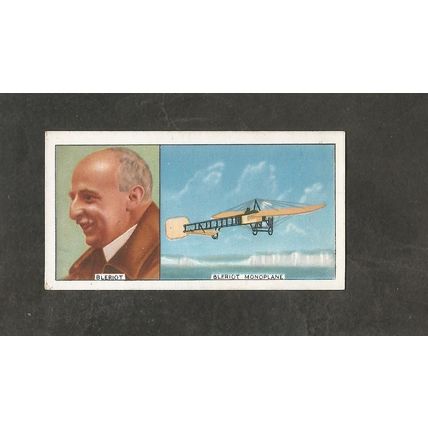 Cigarette Card Carreras Famous Airmen & Women 1936 #5 Louis Bleriot