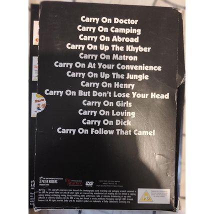 CARRY ON DVD BOXSET PROMO THE MAIL NEWSPAPER A 13 DISC COLLECTORS PACK