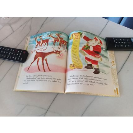 Old Little Golden Book Walt Disney Rudolph The Red Nose Reindeer G Edition 1963