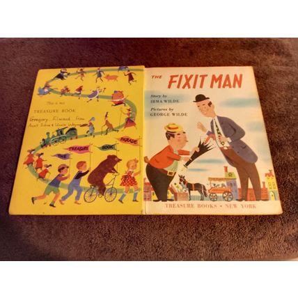 Old Vintage Treasure Books The Fix It Man Very/Good 4.0 Or Better Condition 1952