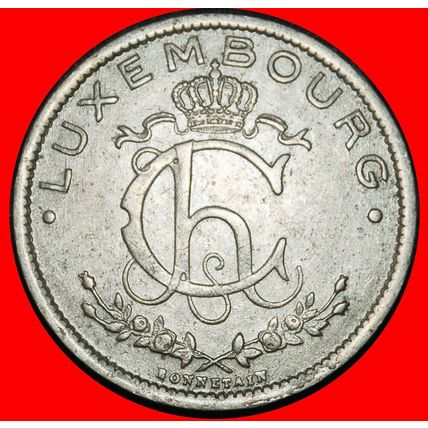 Ⰶ BELGIUM (1924-1935): LUXEMBOURG ★ 1 FRANC 1935 SEMI-NAKED★LOW START★NO RESERVE