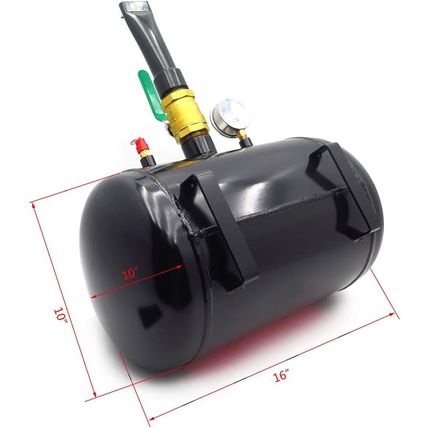 SMT- Black 5 Gallon Air Tire Bead Seater Blaster Tool Seating Inflator Compatibl