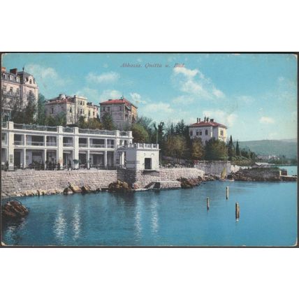 Quitta und Bad, Abbazia, 1910 - Purger & Co AK