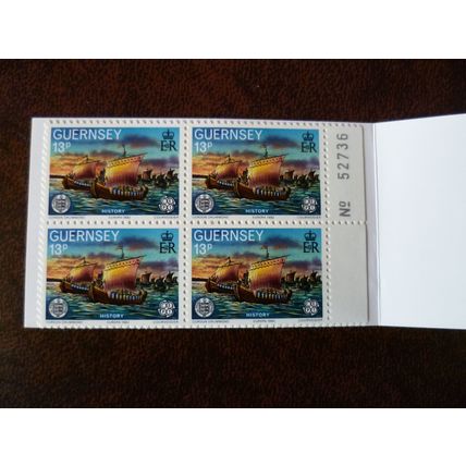 Guernsey 1982 La Societe Guernesiaise Souvenir booklet mint stamps CEPT SG254-5