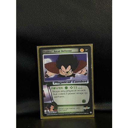 Raditz Total Defense - 047 - Limited Edition Saiyan Saga Dragon Ball Z Trading C