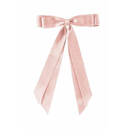Apricot Pink Double Bow Knot Alligator Hair Clip