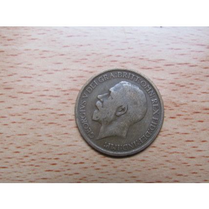 GB 1916 George V 1/2d Half Penny Coin