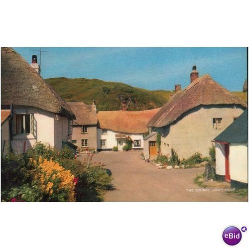 GB Postcard - The Square, Hope Cove, Kingsbridge, Devon