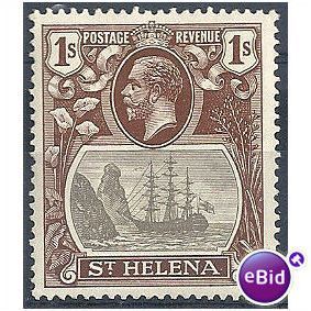 St Kitts-Nevis 1927 SG106 1s Grey & Brown Unmtd Mint.