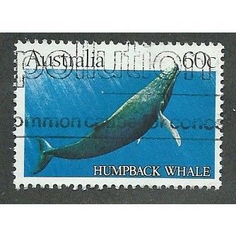 AUS 1982 60c 'HUMPBACK WHALE' FINE USED (EBID34-145)
