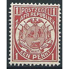 Transvaal 1885 SG176 1d Carmine Mounted Mint ... .