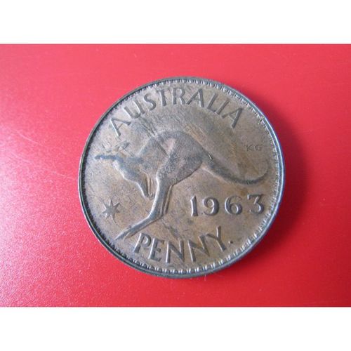 1963 QUEEN ELIZABETH II AUSTRALIA ONE PENNY FREE POST. Q