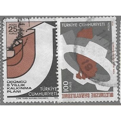 1974 Michel 2342/2343 - fine used (o)