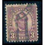 Used 635 3c Abraham Lincoln Barely Clears M09894