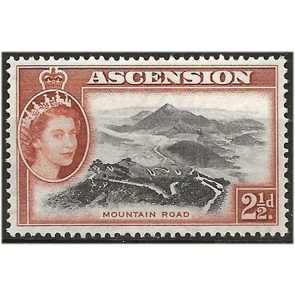 Ascension Island 1956 SG61 2 1/2d Black & Orange-Brown Unmounted Mint ..
