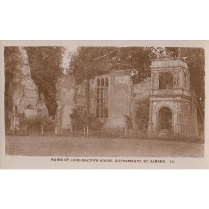 Lord Bacons House Gorhambury St Albans Hertfordshire Postcard