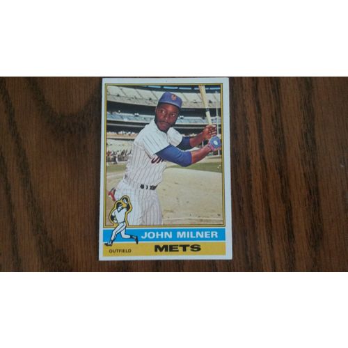 1976 Topps Card # 517 John Milner Very Good (3) New York Mets
