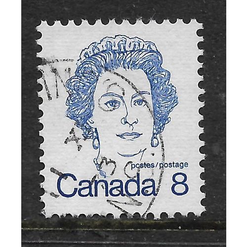 CANADA 1972 SG700 8c DULL ULTRAMARINE FINE USED#6