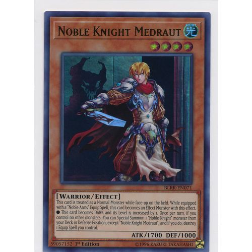 YuGiOh BOL: Relentless Revenge BLRR-EN071 Noble Knight Medraut 1st Edition