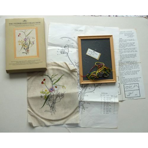 2 x DMC EMBROIDERY KITS- THE FITZWILLIAM COLLECTION