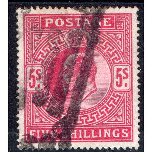 1902 Sg263 5s BRT CARMINE FINE USED (G114)