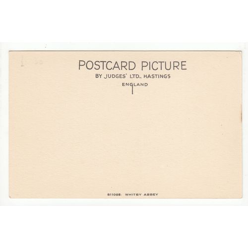 Whitby Abbey Yorkshire Judges Sketch Postcard S11088