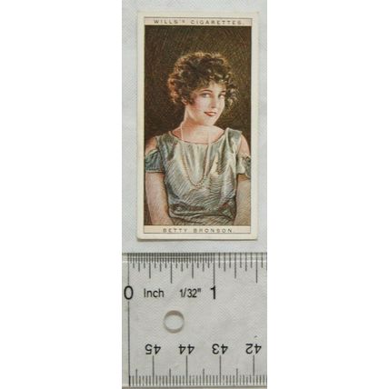 1928 Wills Cinema Stars 2nd No. 6 Betty Bronson