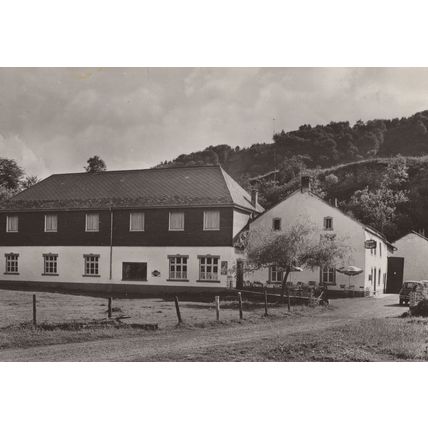 Ouren Hotel Waxweiler Gilessen Belgium RPC Postcard