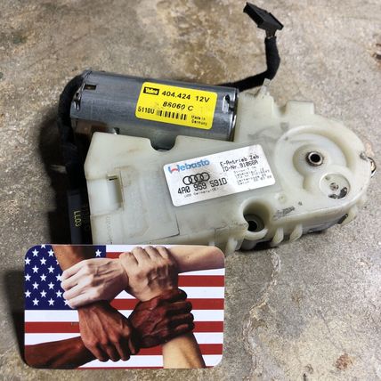 Audi 4A0959591D Sunroof Moonroof Motor S8 A8 A8L D2 Sun Roof