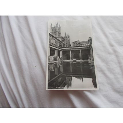 ROMAN BATH / BATH BLACK /WHITE PHOTO POSTCARD (05/10)