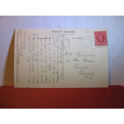 THE LEAS, FOLKESTONE, KENT. used postcard by Photochrom 1935 pm =