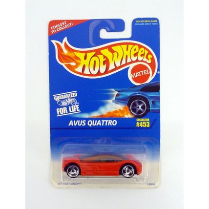 Hot Wheels Avus Quattro #453 Red Die-Cast Car 1996