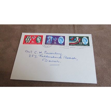 1962 GB Cover - National productivity year - Kent frank