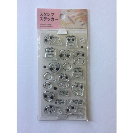 NEW Mocchiri Friends Stamp Sheet - Dumpling, Cute Cartoon, Clear, Transparent