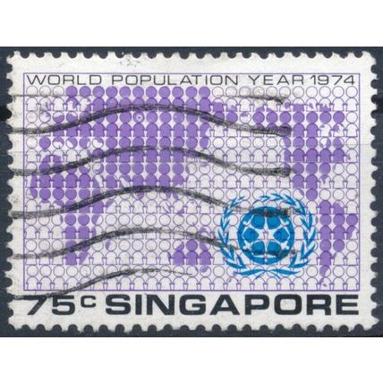 World Population Year: 75L - Singapore 1974 - F H - SG 240