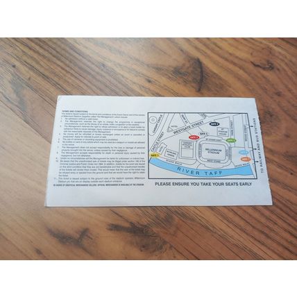 2001 FA Cup Final Ticket – Arsenal vs Liverpool
