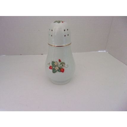 Vintage Avon Strawberry 22k Trim Porcelain Sugar Shaker 1978