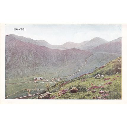 Mount Snowdon Lettercard Page Ephemera VGC