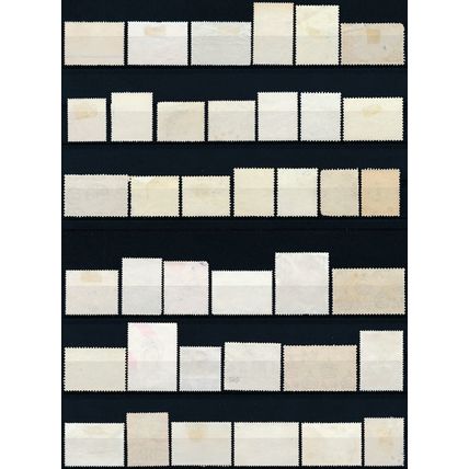 114 Stamp Selection - Sri Lanka / Ceylon - Used Hinged