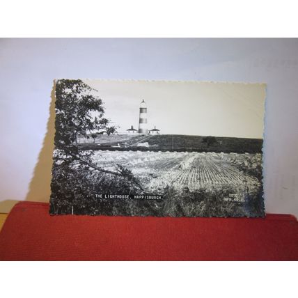 THE LIGHTHOUSE, HAPPISBURGH, NORFOLK BROADS used postcard RP by F Frith c.1963 =