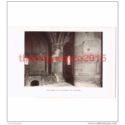 Chapel of St Honorat, Les Aliscamps, France, Book Illustration (Print), 1911