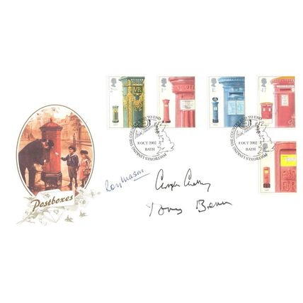Tony Benn Roy Mason Chrisopher Chataway MULTI Hand Signed FDC