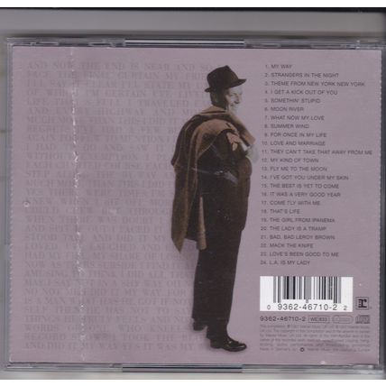 Frank Sinatra : My Way. The Best Of. (1997) CD album.