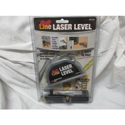 Quik Line Laser Level Performance Tool W5739 Easy Home Repair