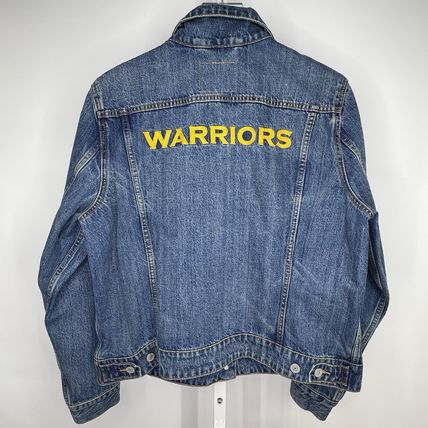 Levi’s NBA Golden State Warriors Trucker Jacket Women’s XXL Rare Limited Edition
