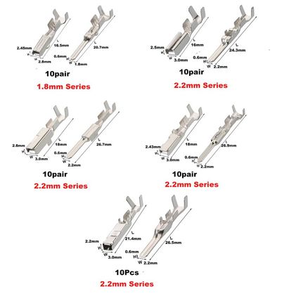 620Pcs Metri-Pack Pins Kit, AYZAR001