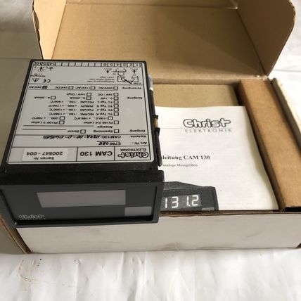 New CHRIST ELEKTRONIK E780085 CAM 130 PANEL METER,Cam130-n24a-00-0-dwse,Bb